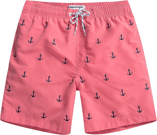 Mens Swim Trunks Quick Dry Swim Shorts with Mesh Lining Funny Swimwear Bathing Suits 7Inch